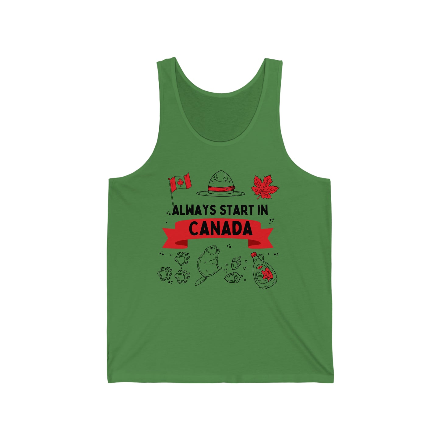 Start in Canada - Unisex Jersey Tank