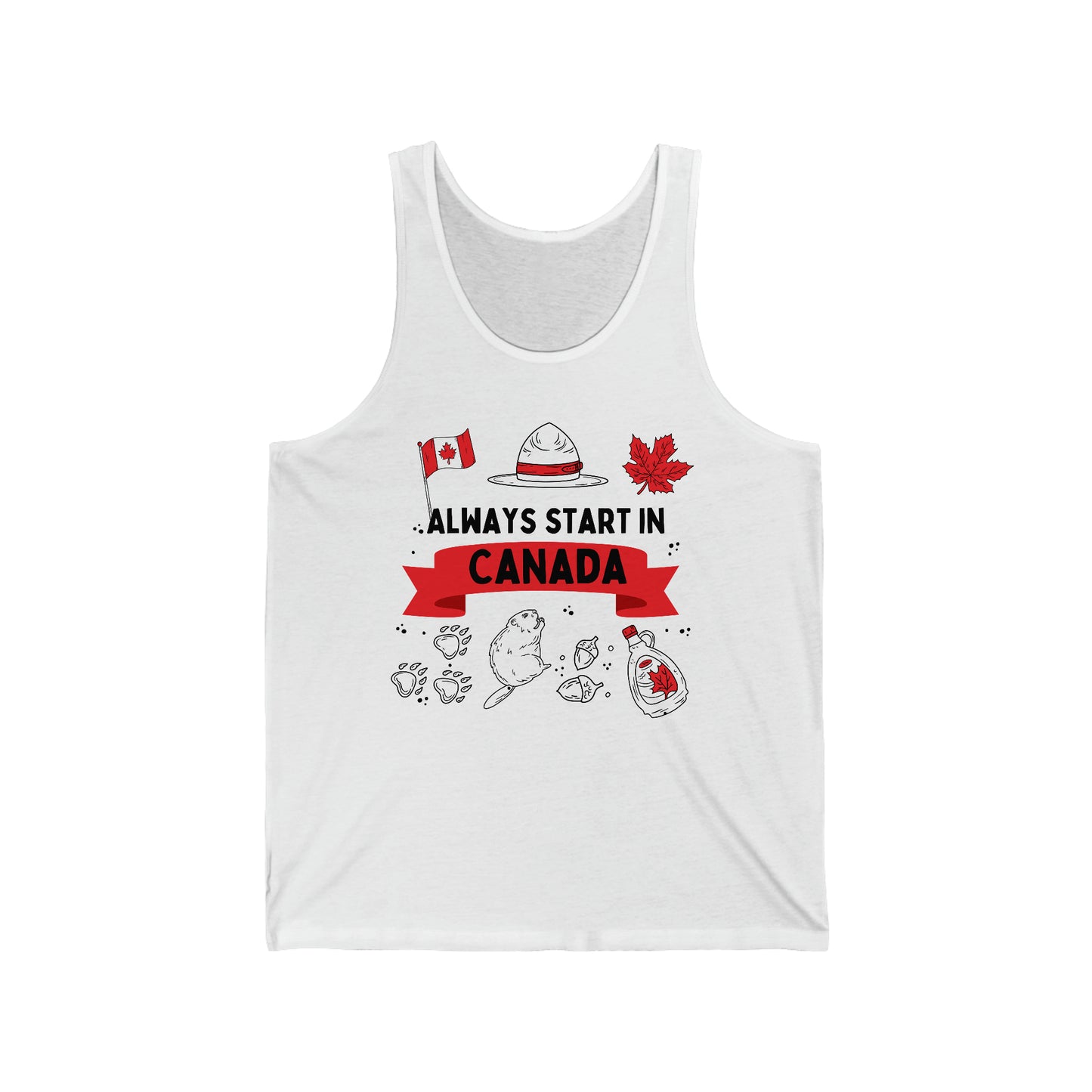 Start in Canada - Unisex Jersey Tank