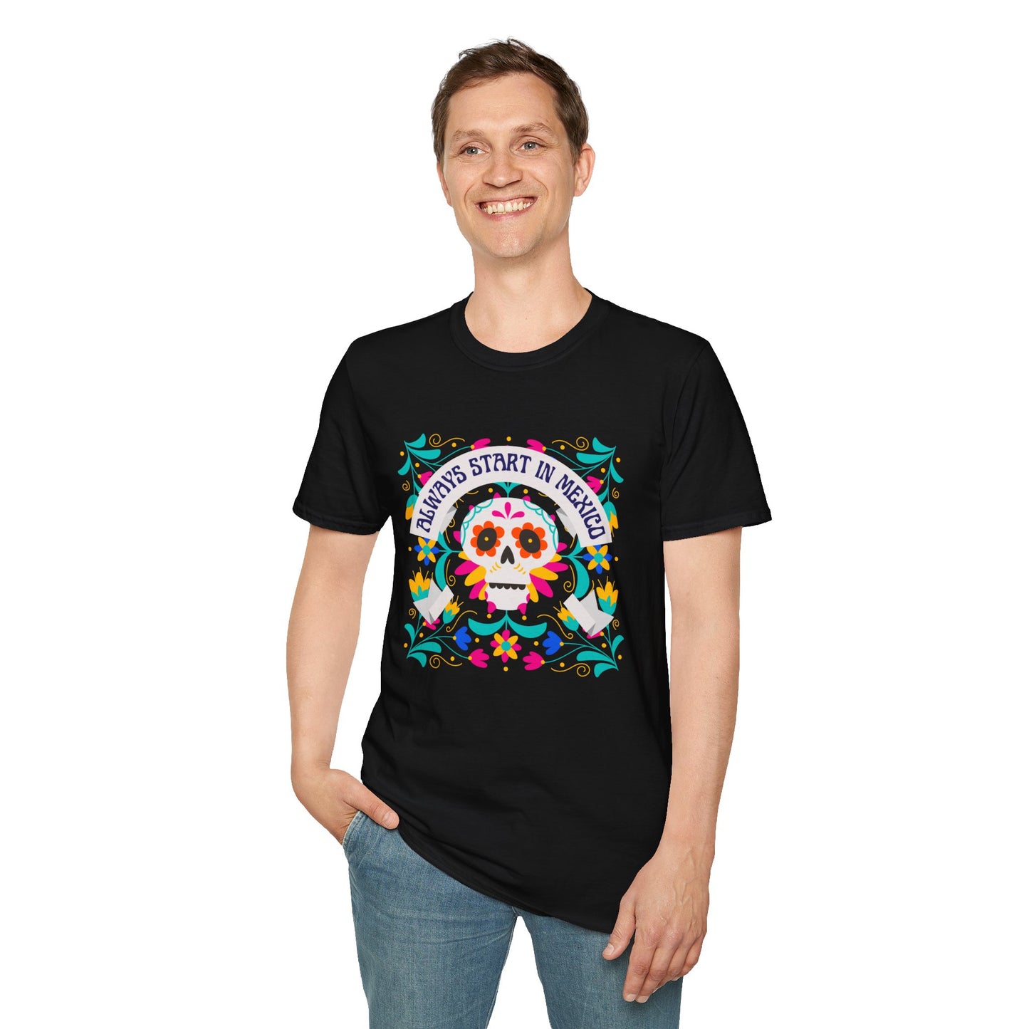 Start In Mexico - Unisex Softstyle T-Shirt