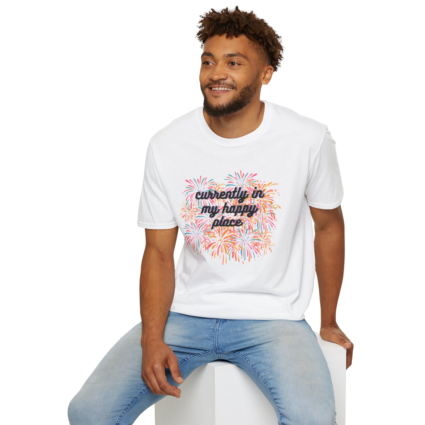 My Happy Place - Unisex Softstyle T-Shirt