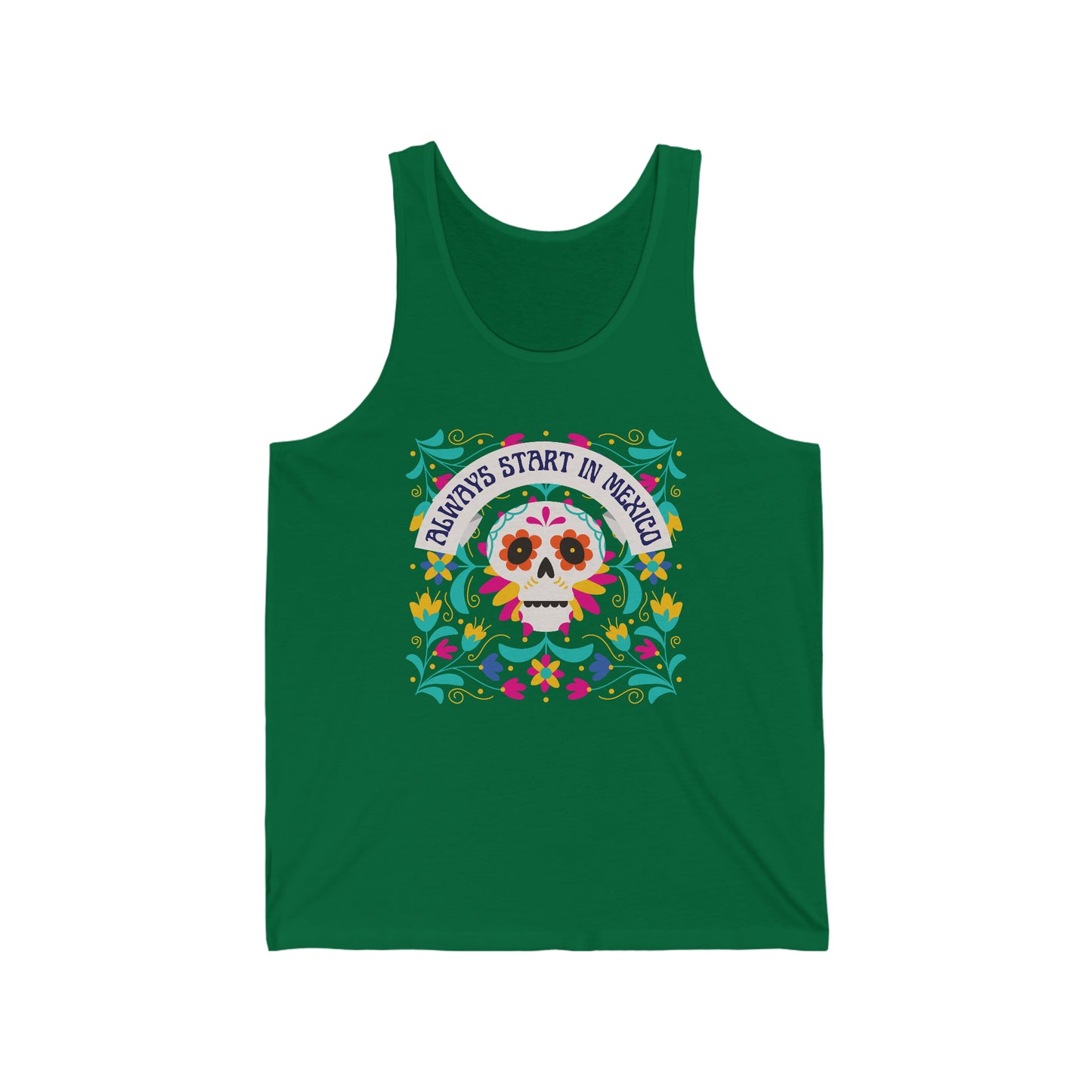 Start in Mexico - Unisex Jersey Tank Top