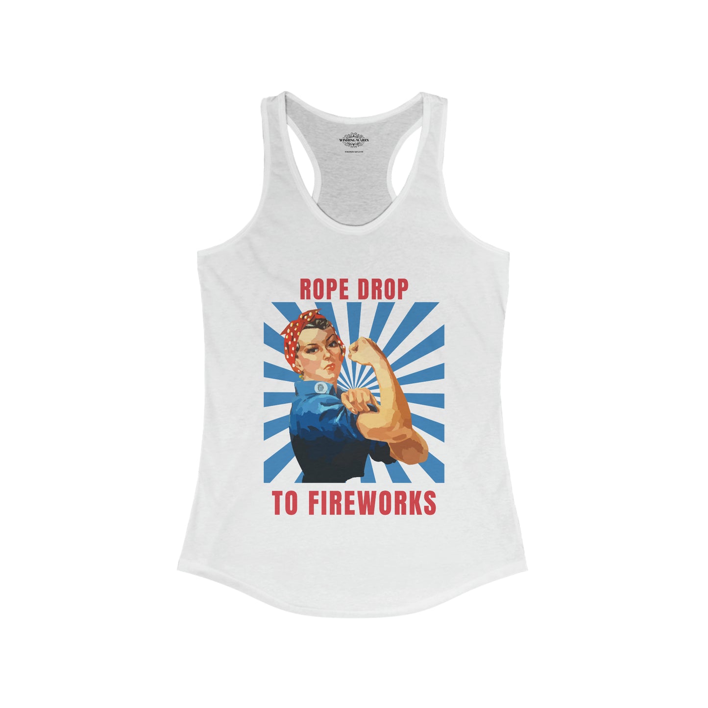 Rope Drop to Fireworks - Women's Ideal Racerback Tank