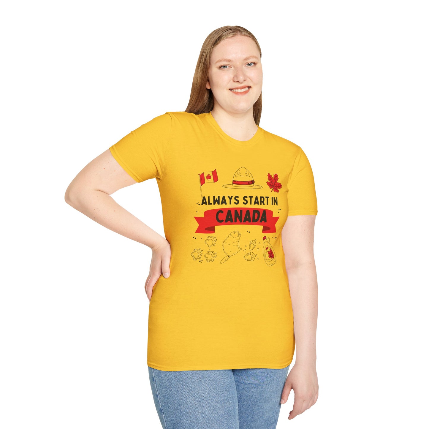 Start in Canada - Unisex Softstyle T-Shirt