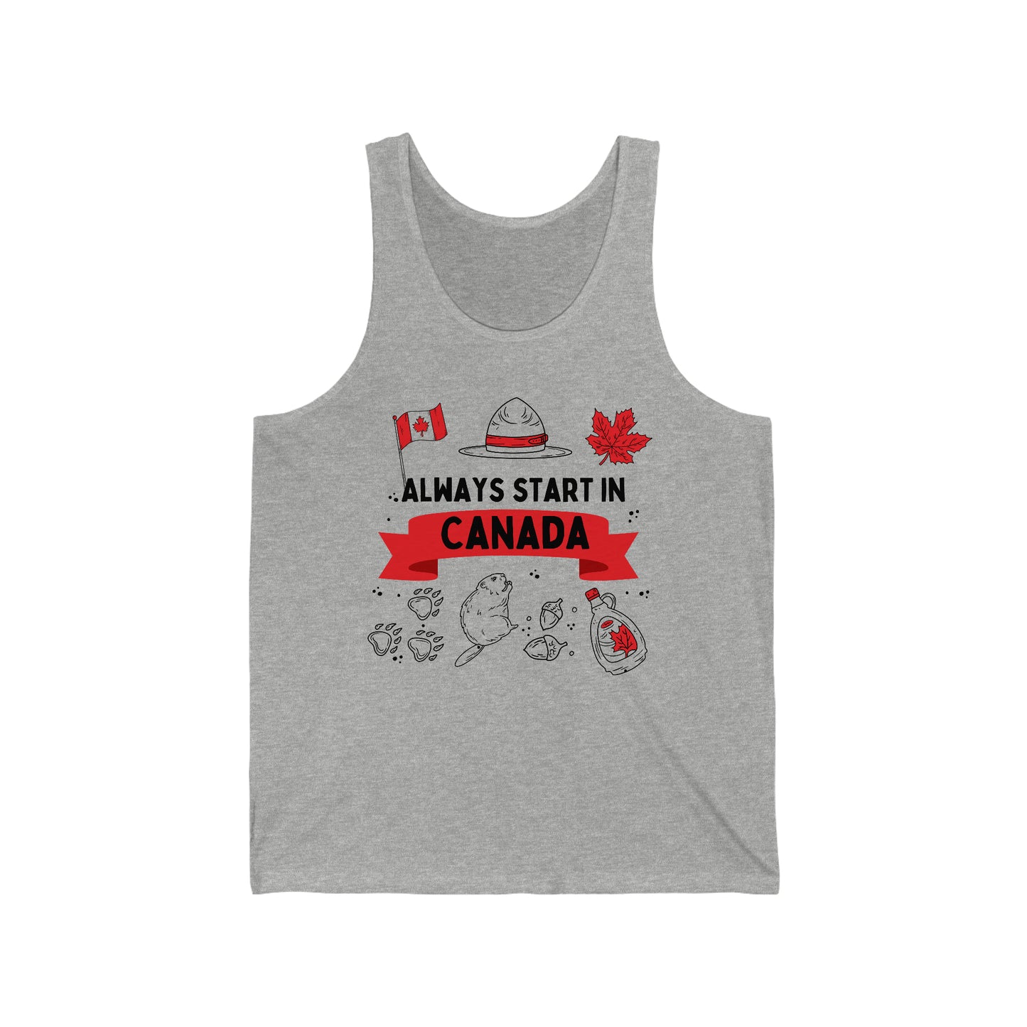 Start in Canada - Unisex Jersey Tank