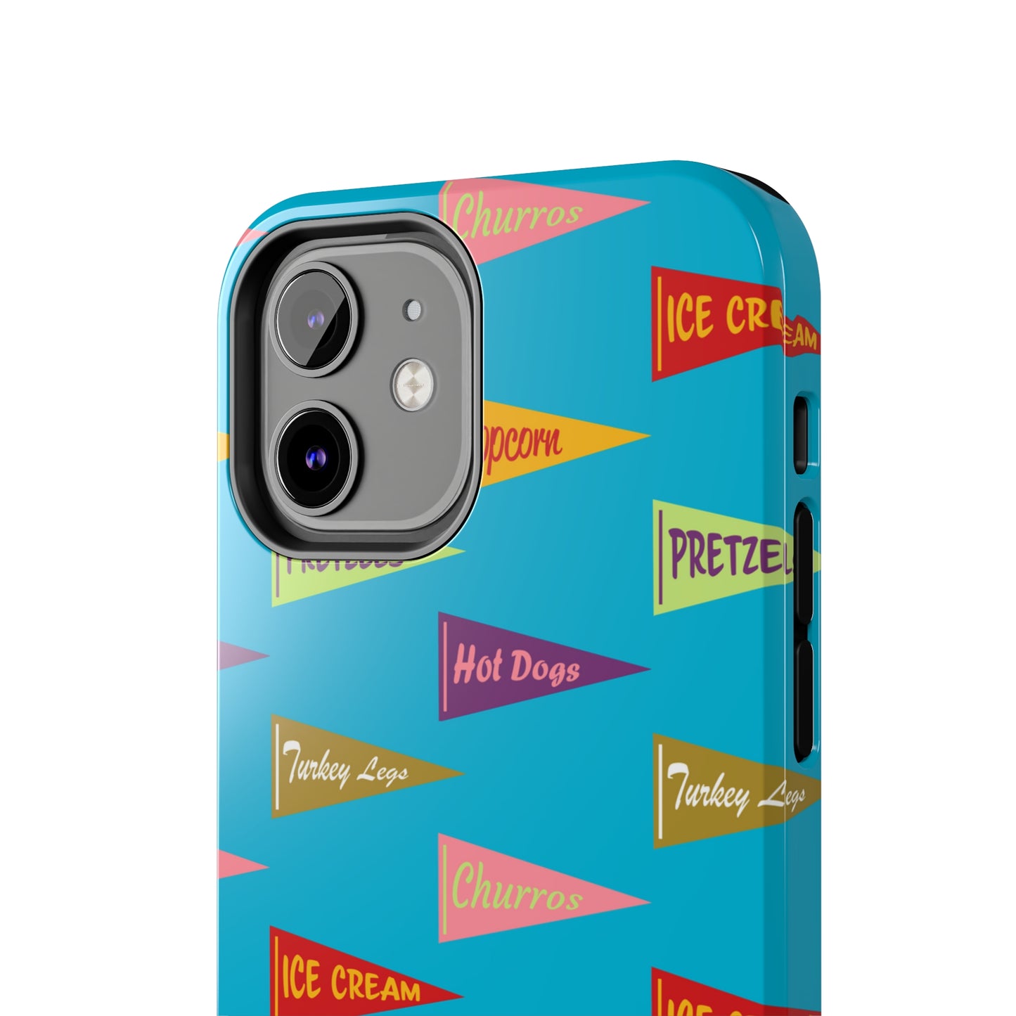 Snack Pennant (Blue Pop) - Tough Phone Cases (All iPhone Sizes)