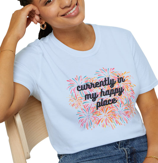 My Happy Place - Unisex Softstyle T-Shirt