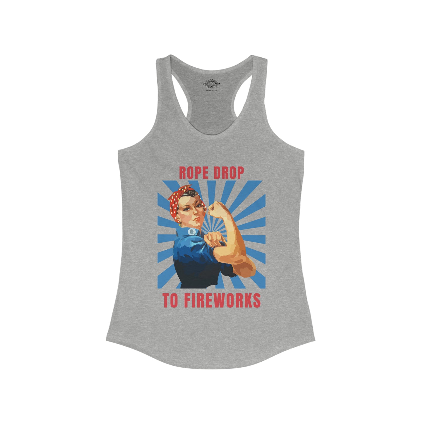 Rope Drop to Fireworks - Women's Ideal Racerback Tank