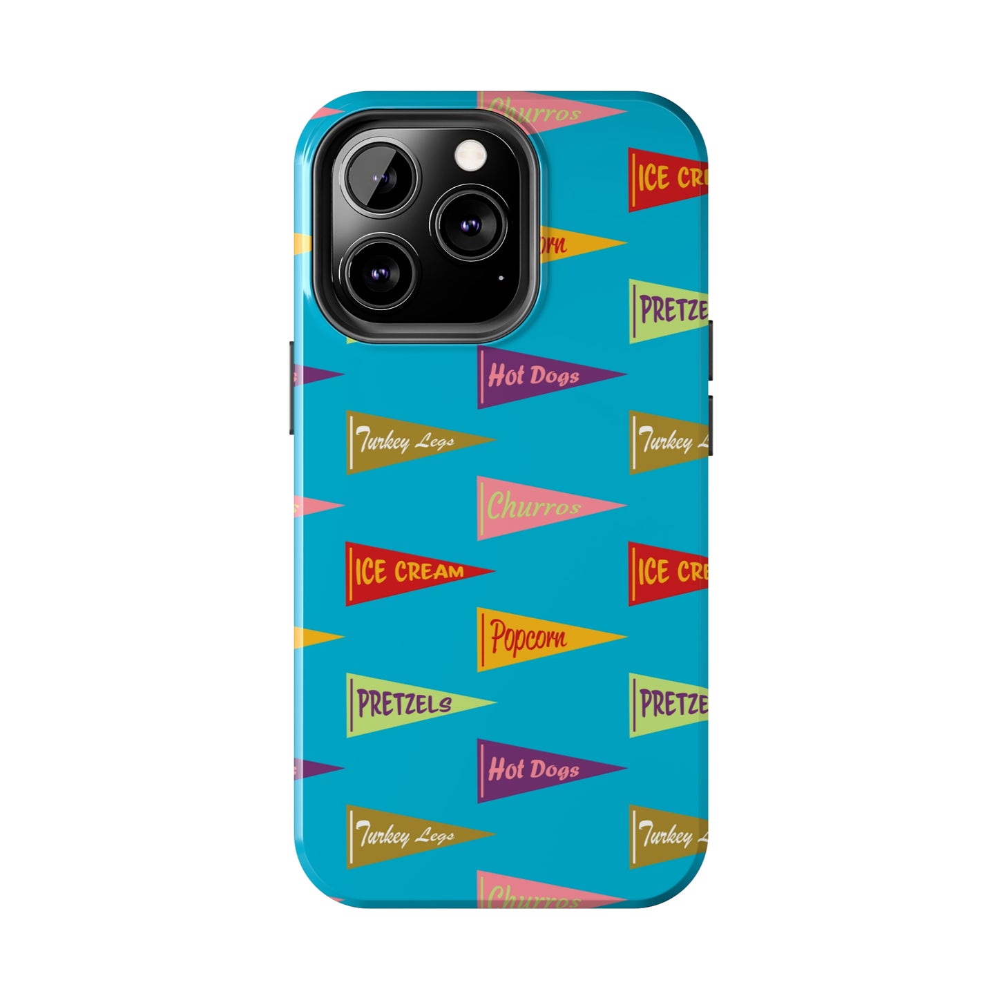 Snack Pennant (Blue Pop) - Tough Phone Cases (All iPhone Sizes)