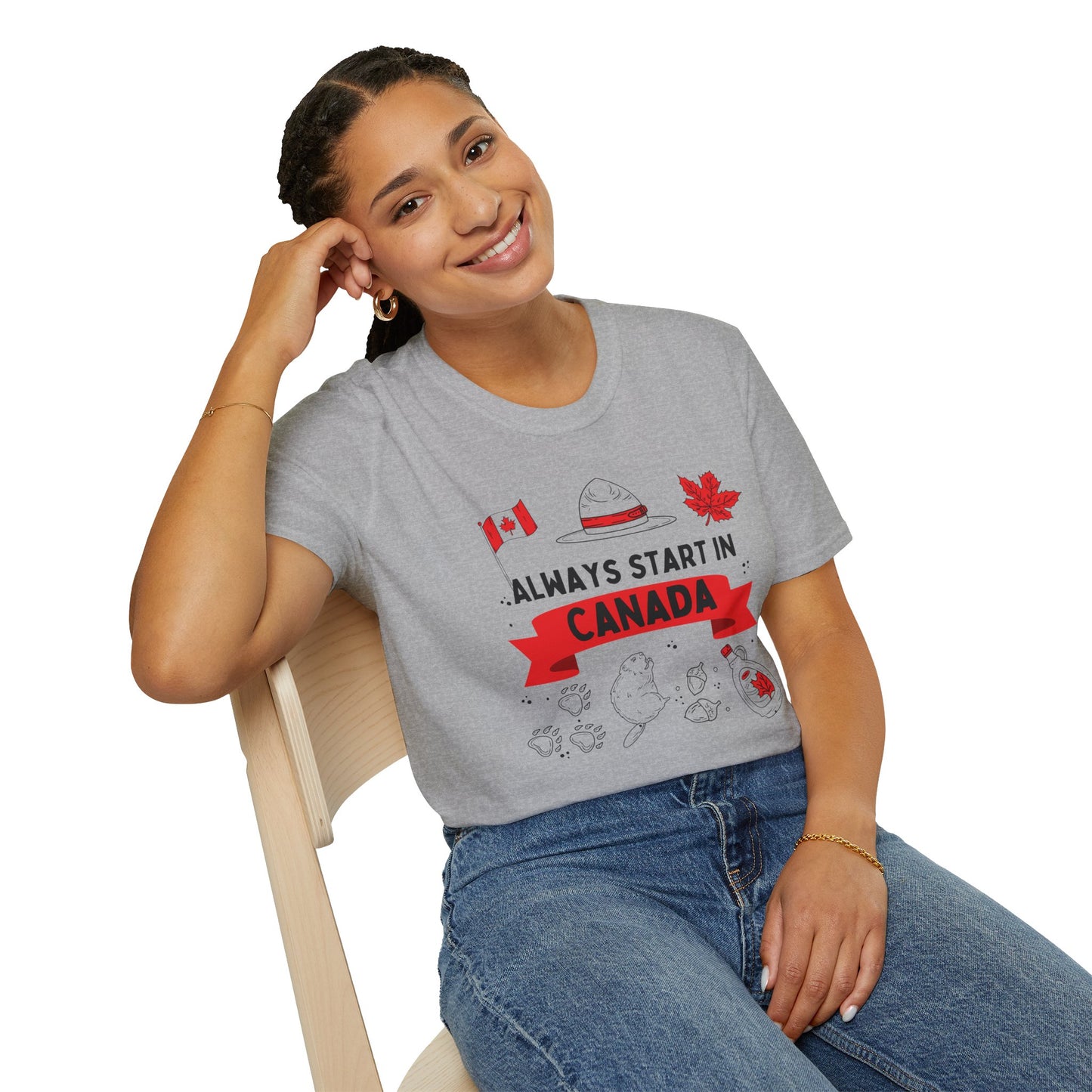 Start in Canada - Unisex Softstyle T-Shirt