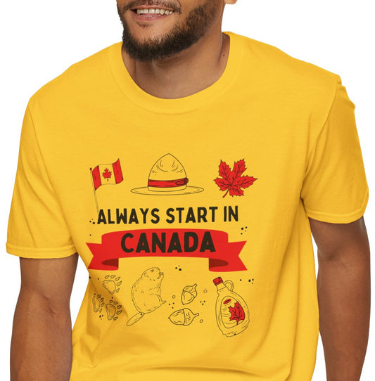 Start in Canada - Unisex Softstyle T-Shirt