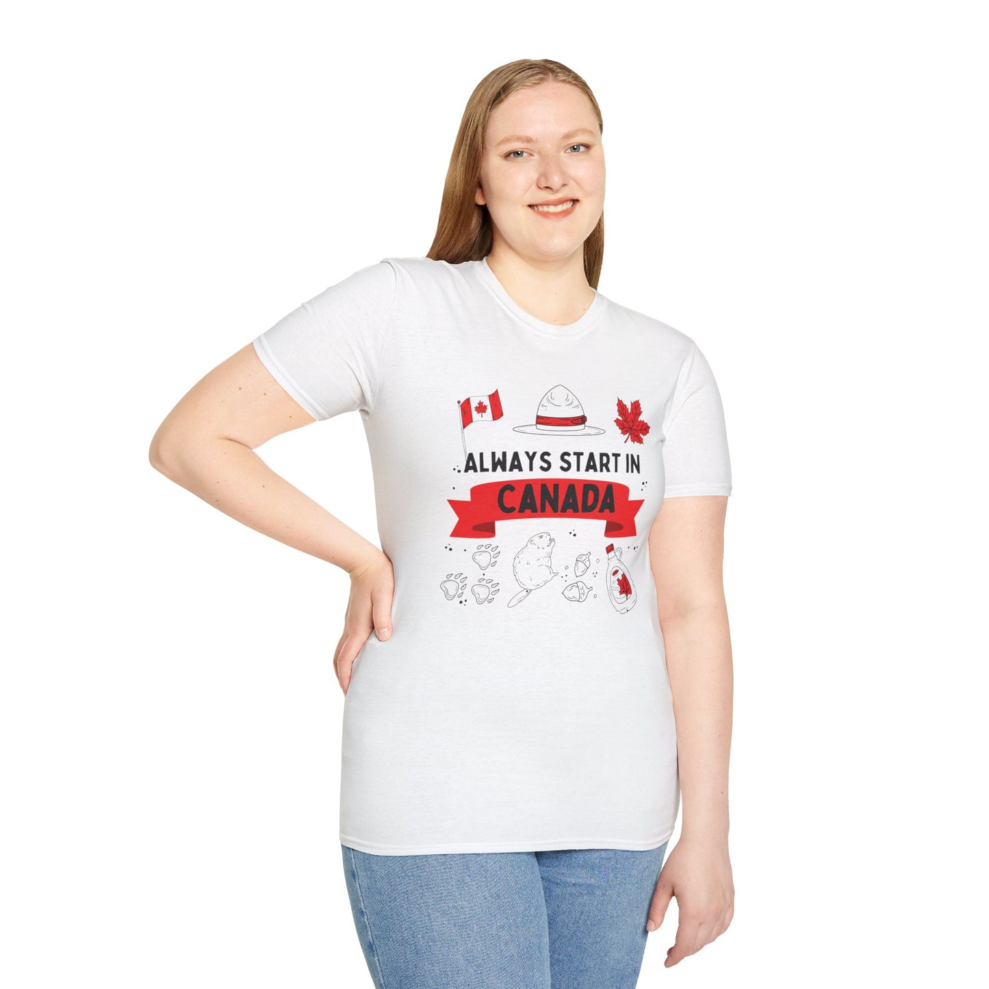 Start in Canada - Unisex Softstyle T-Shirt