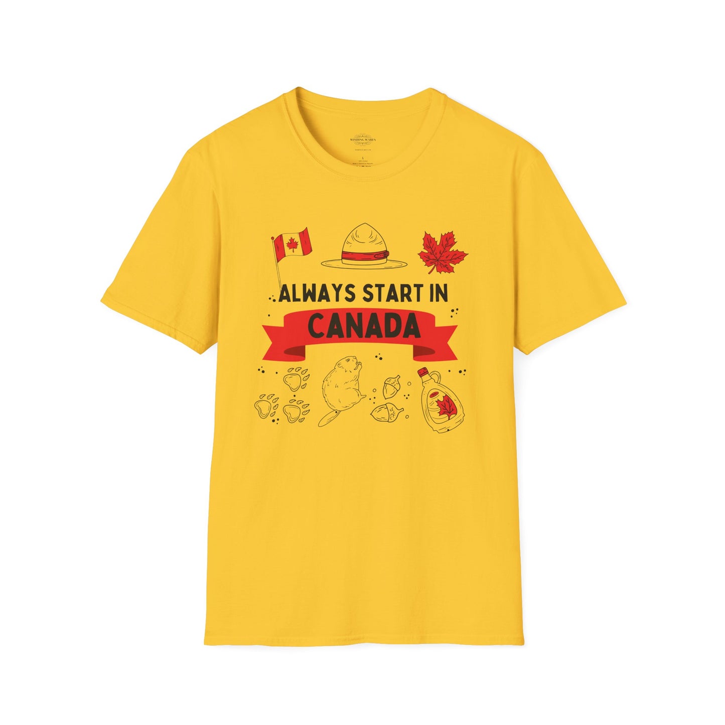 Start in Canada - Unisex Softstyle T-Shirt