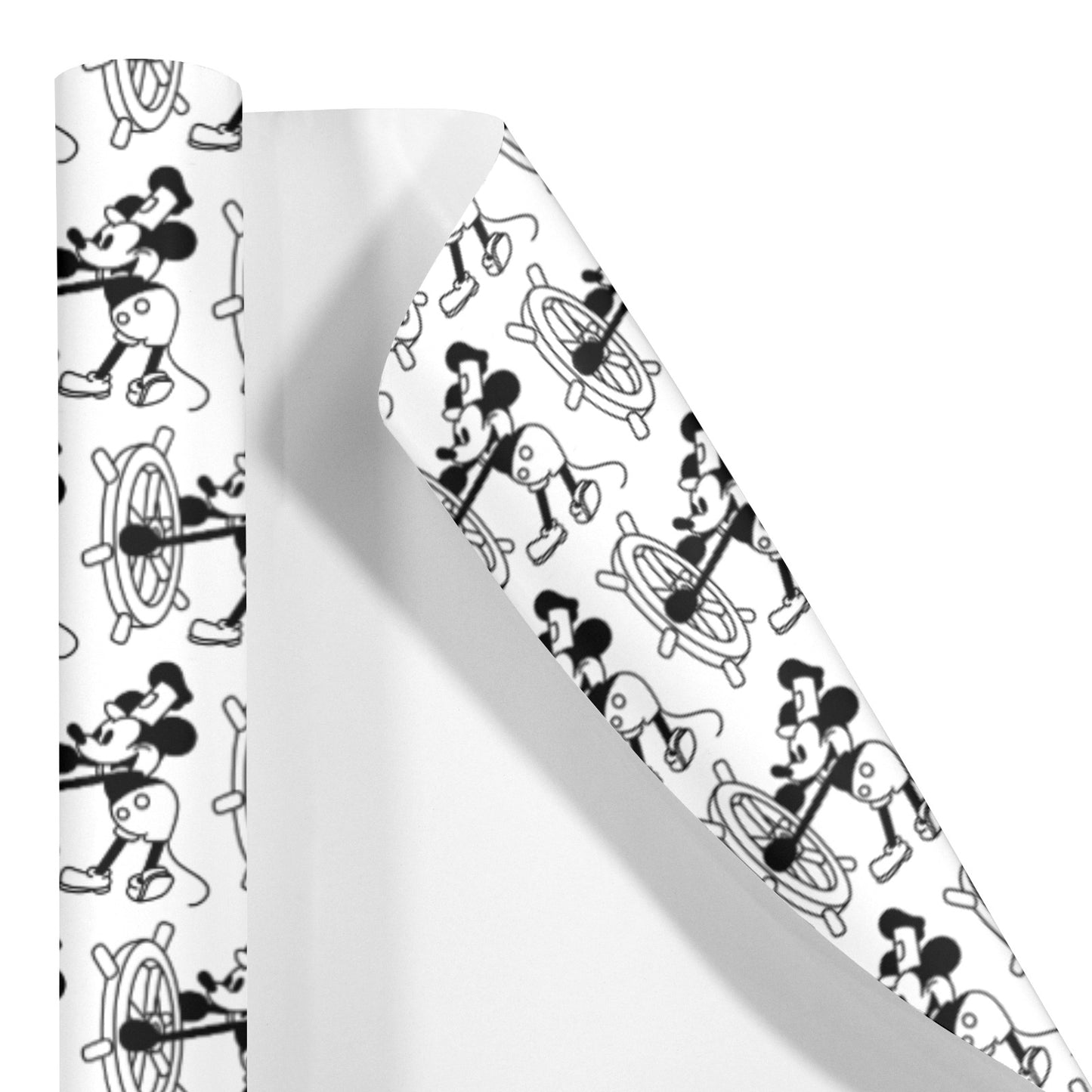 3 Rolls Steamboat Willie Gift Wrapping Paper-Coated Paper 58"x 22"(3 Rolls)