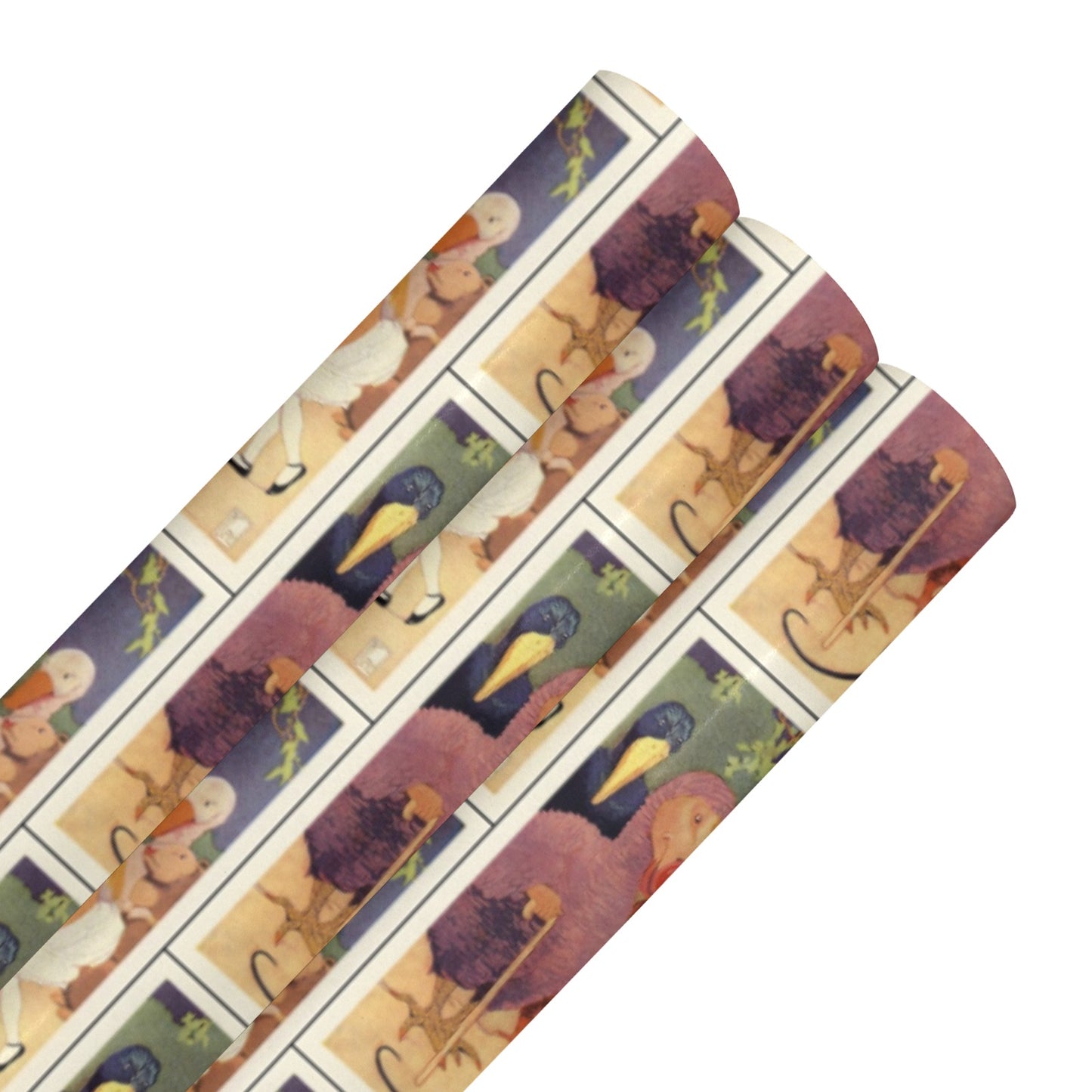 3 Roll Alice in Wonderland Gift Wrapping Paper-Coated Paper 58"x 22"(3 Rolls)